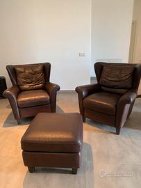 Poltrone e poggiapiedi