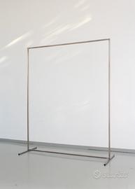 Stender stendino appendiabiti rack acciaio inox