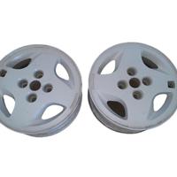 2 Cerchi In Lega Da 13" Per Fiat 600 Sporting