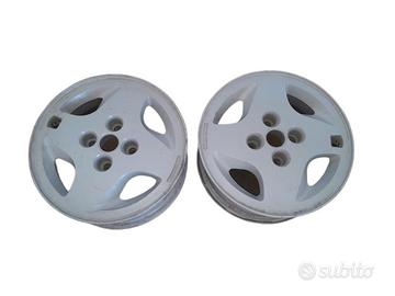 2 Cerchi In Lega Da 13" Per Fiat 600 Sporting