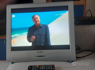 Tv Sharp Aquos 20"- Decoder Telesistem DVB•T2 