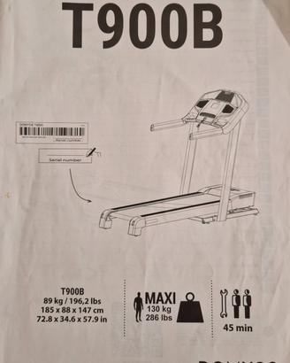 Tapis Roulant Domyos T900B
