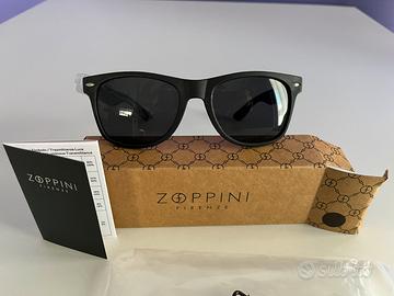 Occhiali da sole Zoppini Firenze unisex nuovi nero