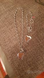 Collana e braccialetto Guess