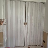 Chiusura/porta a soffietto in PVC a 2 ante