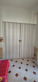 Chiusura/porta a soffietto in PVC a 2 ante