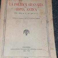 librosaggio "la politica granaria di Roma antica" 