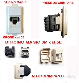 Bticino Magic Prese Dati RJ45 CAT 5E
