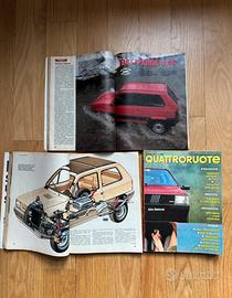 Rivista QUATTRORUOTE 320 365 380 Fiat Panda 4x4
