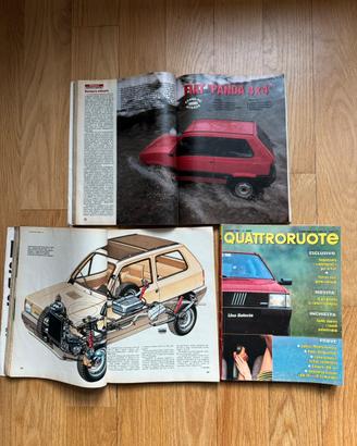 Rivista QUATTRORUOTE 320 365 380 Fiat Panda 4x4