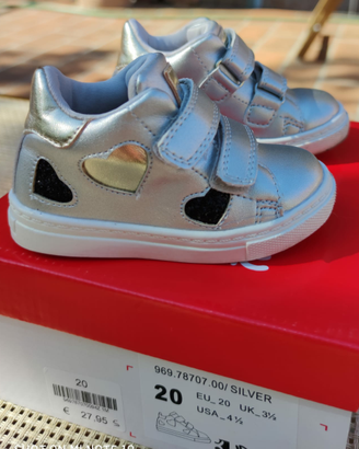 Idexe scarpe sneakers bimba, argento, 20