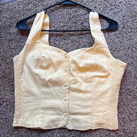 Corsetto giallo da donna Old Navy