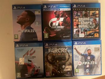 6 giochi ps4 a scelta