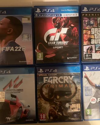 6 giochi ps4 a scelta