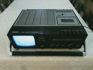 TV Portatile Radio Cassette Vintage