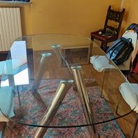 Tavolo cristallo cattelan mod Ray