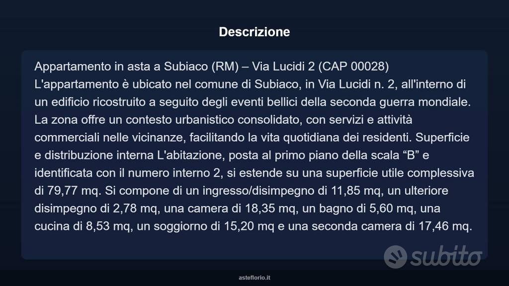 Appartamento – Subiaco, Roma Capitale - Vista 4