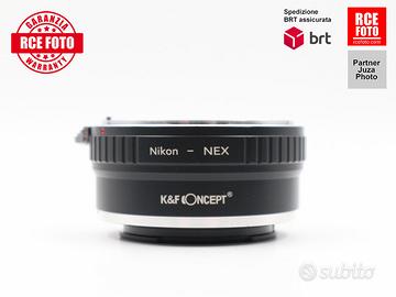 K&F Concept Mount Adapter NIKON F / SONY E-MOUNT (