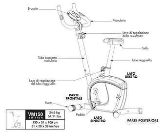 Cyclette Domyos VM 150