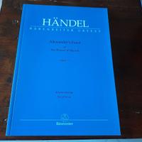 Alexander's Feast, Handel spartito canto piano