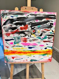 Quadro astratto Alberto Carlos Ayala (XX) - Kelimu