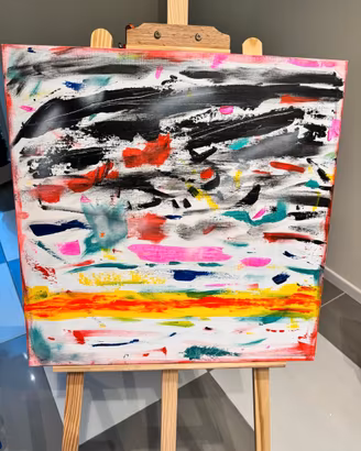 Quadro astratto Alberto Carlos Ayala (XX) - Kelimu