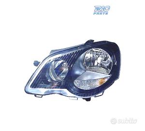 FANALE SINISTRO VOLKSWAGEN VW POLO VI 05-09 NERO