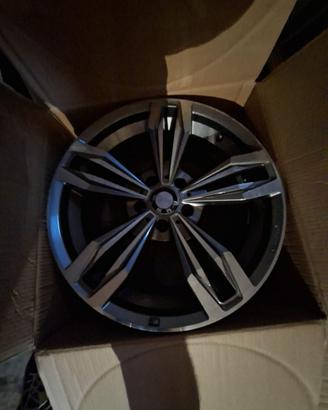 quattro cerchi in lega diamantati pollici 19 bmw