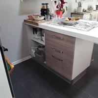 Cucina moderna con penisola