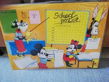 tabellone poster scolastico Walt Disney Company 