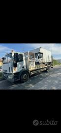 Iveco 180e28 carrellone pianale 2 assi con Rampa G