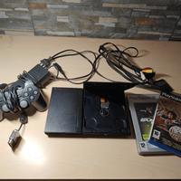 playstation 2 slim + "splinter cell" e "Genji"