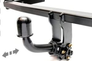 Gancio di traino estraibile orizzontale per Ford F