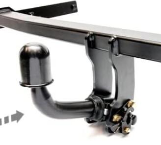 Gancio di traino estraibile orizzontale per Ford F