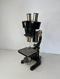 Microscopio vintage