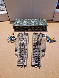 Marklin H0 Coppia Di Scambi Elettrici Dritti M 520