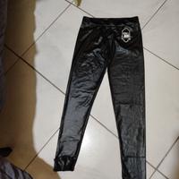 leggins in pelle 