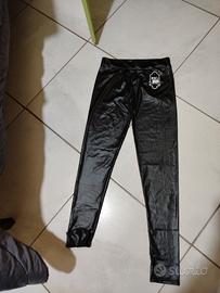 leggins in pelle 