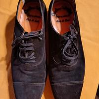 Santoni scarpe Inglesina in camoscio 