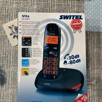 Telefono cordless con amplificatire SWITEL