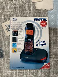Telefono cordless con amplificatire SWITEL