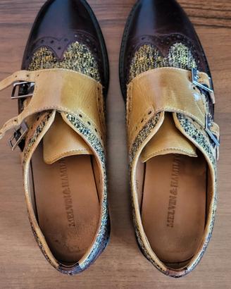Scarpe Monk Strap Doppia Fibbia Melvin & Hamilton