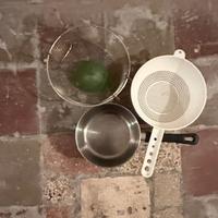 Lotto accessori cucina colapasta imbuto pentolino