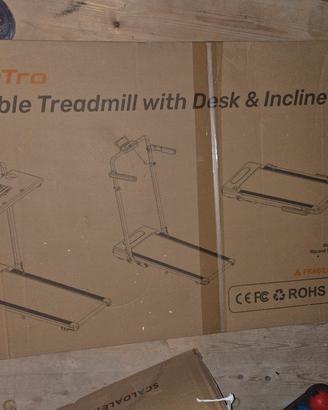 Tapis  roulant elettrico salva spazio 3.0 hp 12k/h