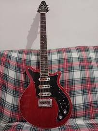 chitarra Harley Benton  bm75  Red special Deluxe 