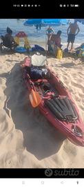 Kayak Wildcat con propulsione hobie Mirage180 kick