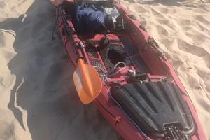 Kayak Wildcat con propulsione hobie Mirage180 kick