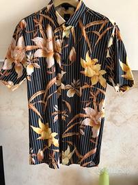 River Island Pinstripe Floral Shirt NEW