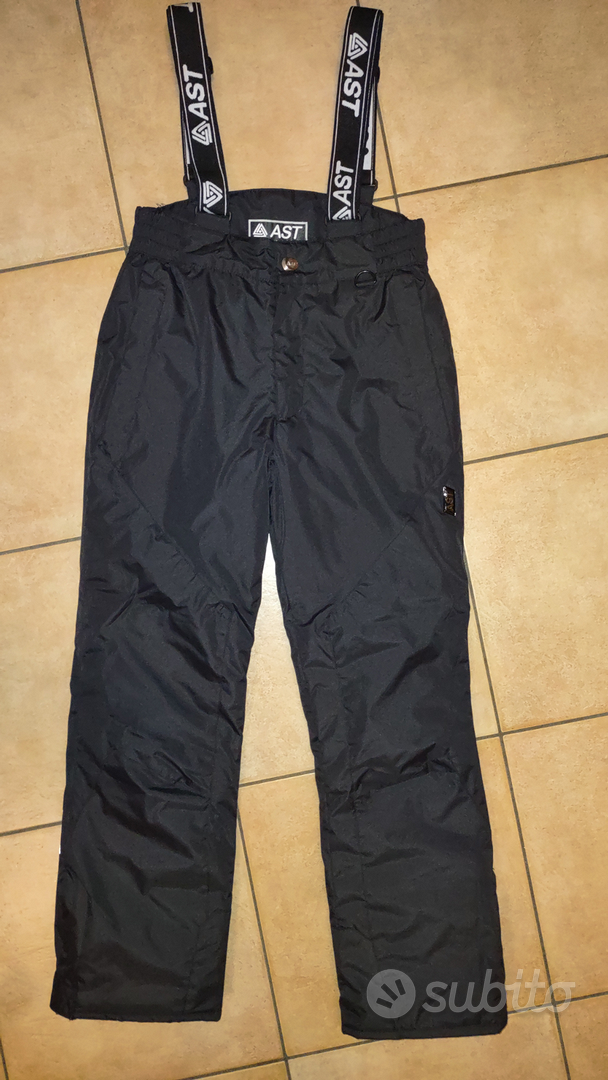 AST Pantalone da Sci Uomo Nero