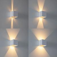 APPLIQUE LED PER ESTERNO A PARETE 12W IP65 Bianco